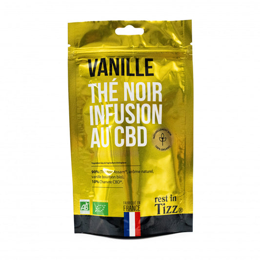 Thé Noir CBD à la Vanille